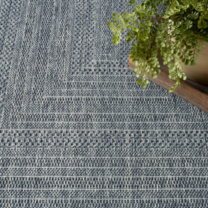 Nourison Home Tulum  Denim  Contemporary