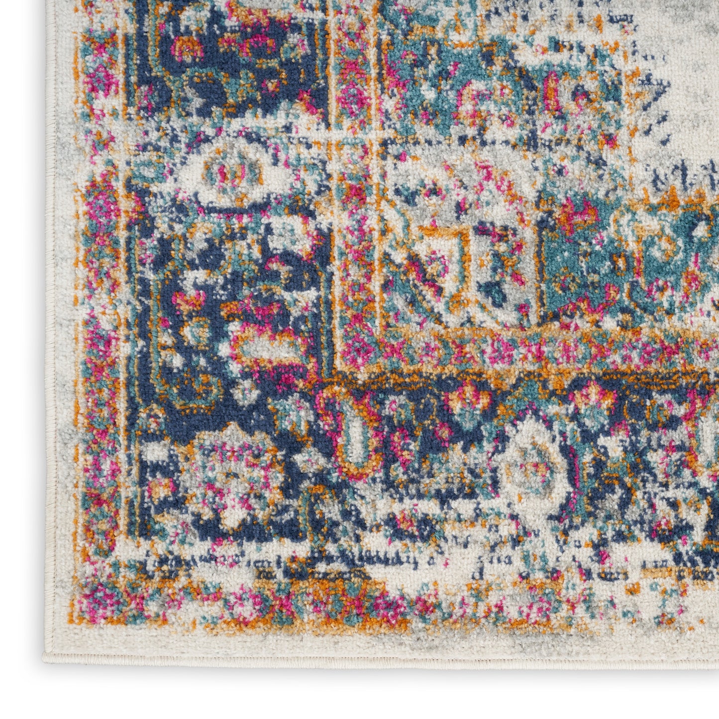 Nourison Home Passion  Ivory Blue  Transitional