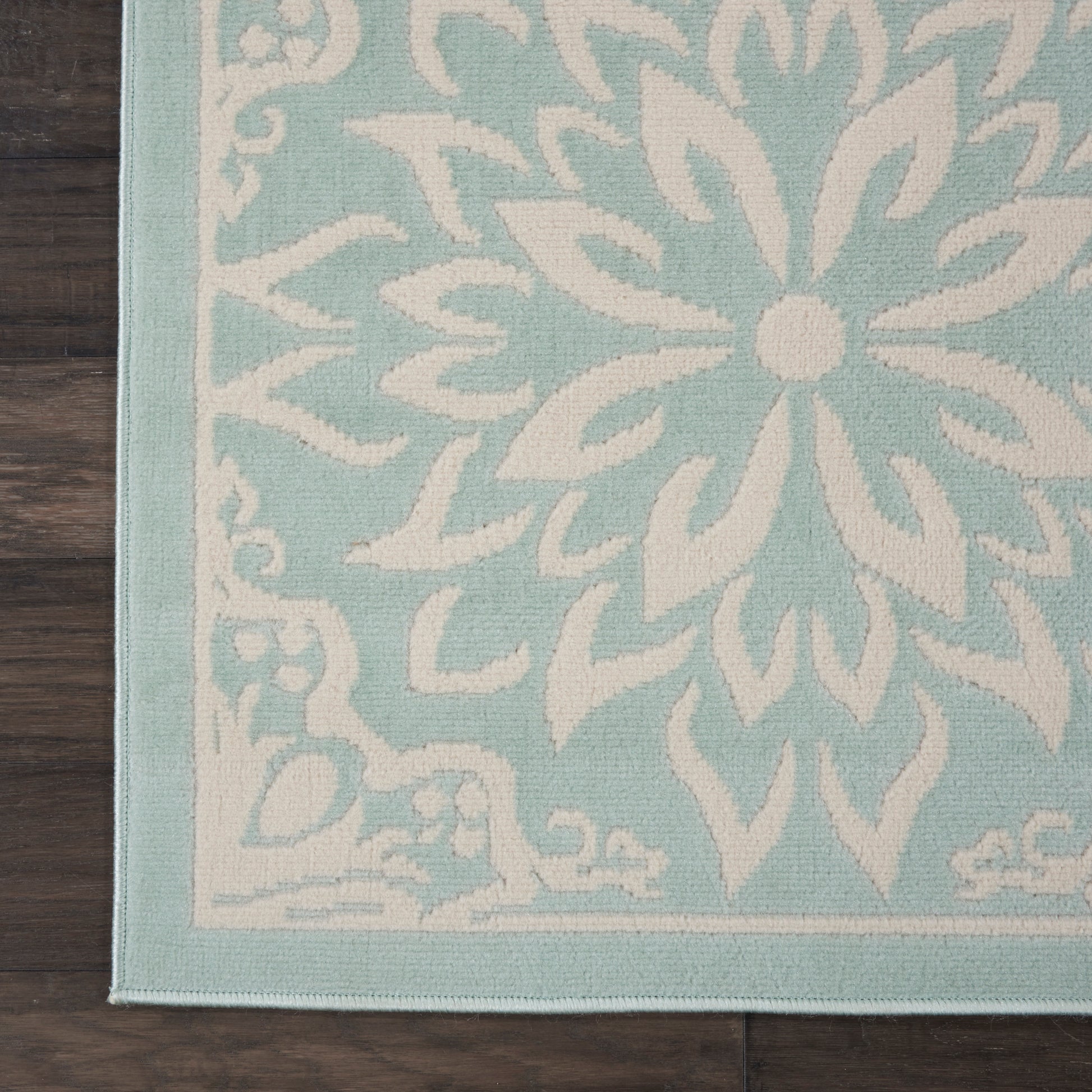 Nourison Home Jubilant  Ivory Green  Transitional