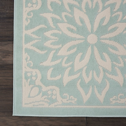 Nourison Home Jubilant  Ivory Green  Transitional