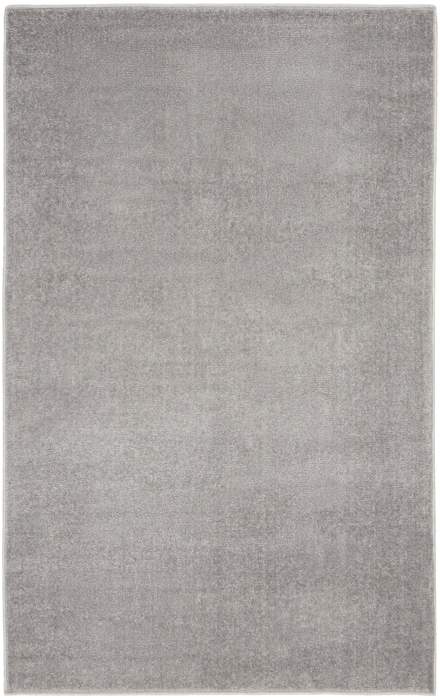 Nourison Home Nourison Essentials NRE01 Silver Grey Contemporary Power-loomed Rug