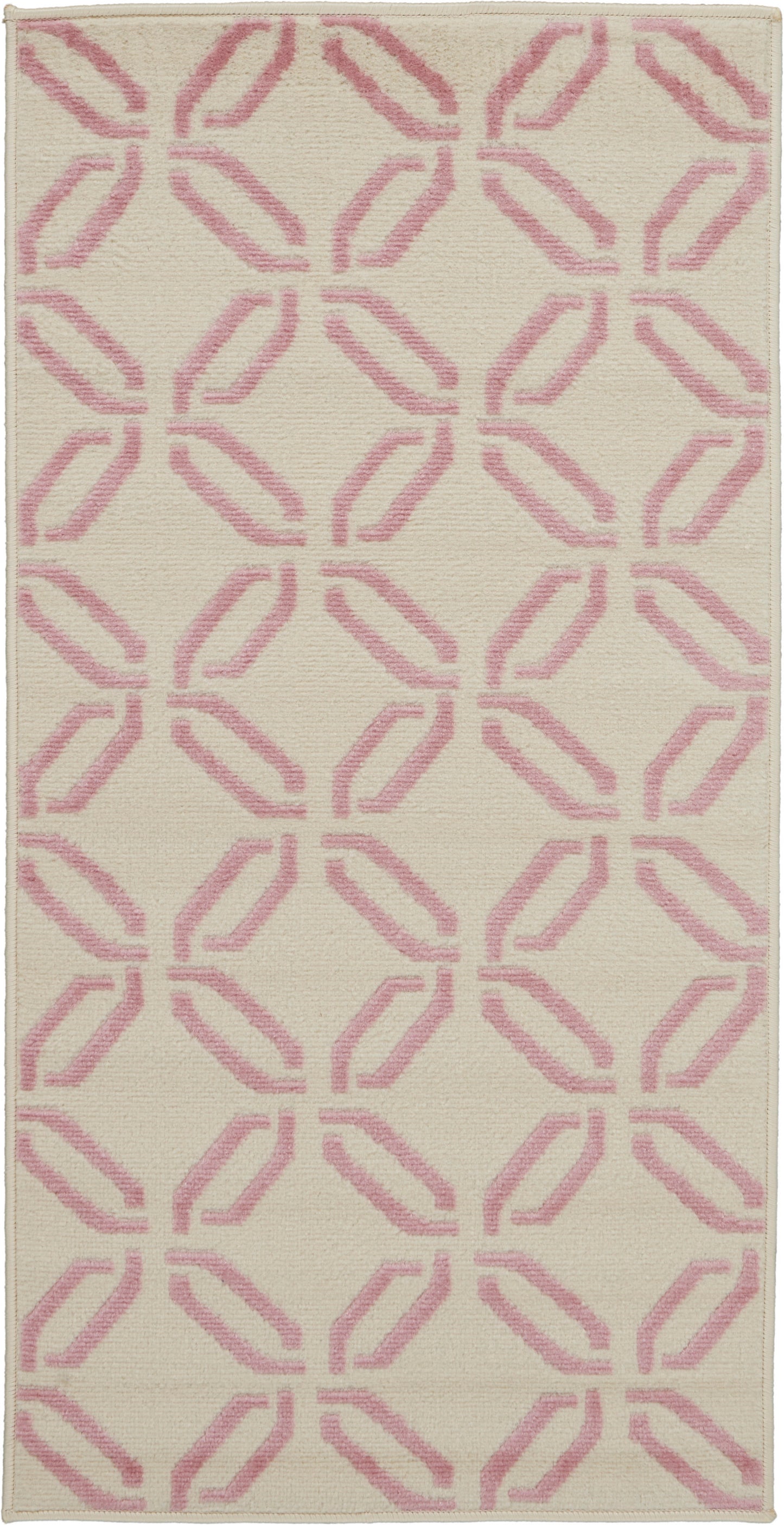 Nourison Home Jubilant JUB17 Ivory Pink Contemporary Power-loomed Rug