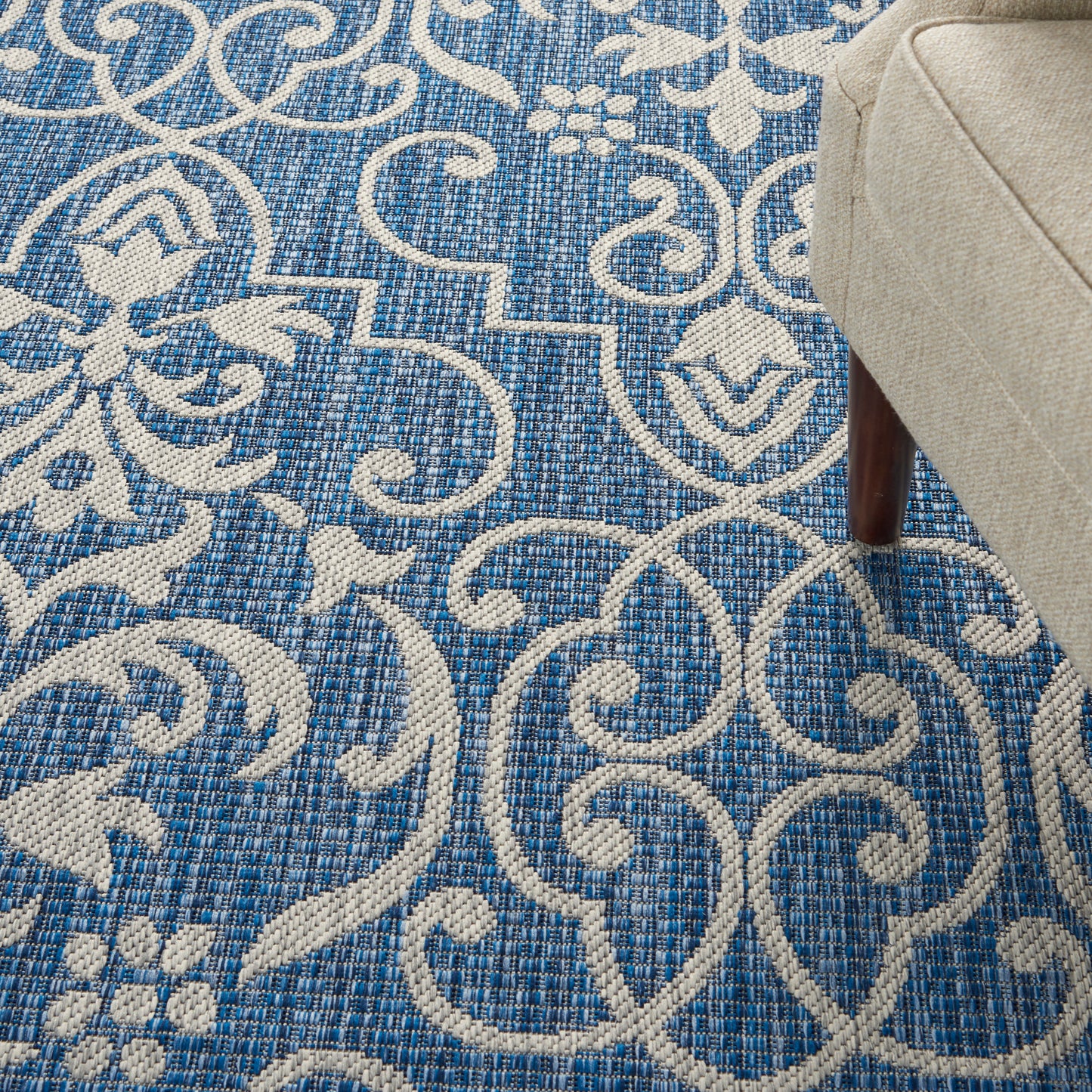 Nourison Home Country Side  Denim  Transitional