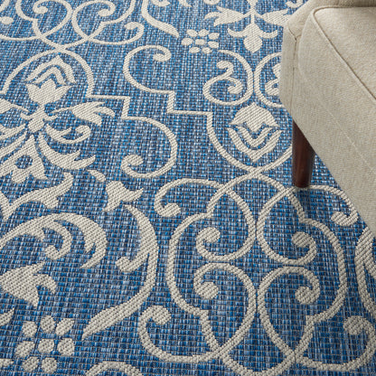 Nourison Home Country Side  Denim  Transitional