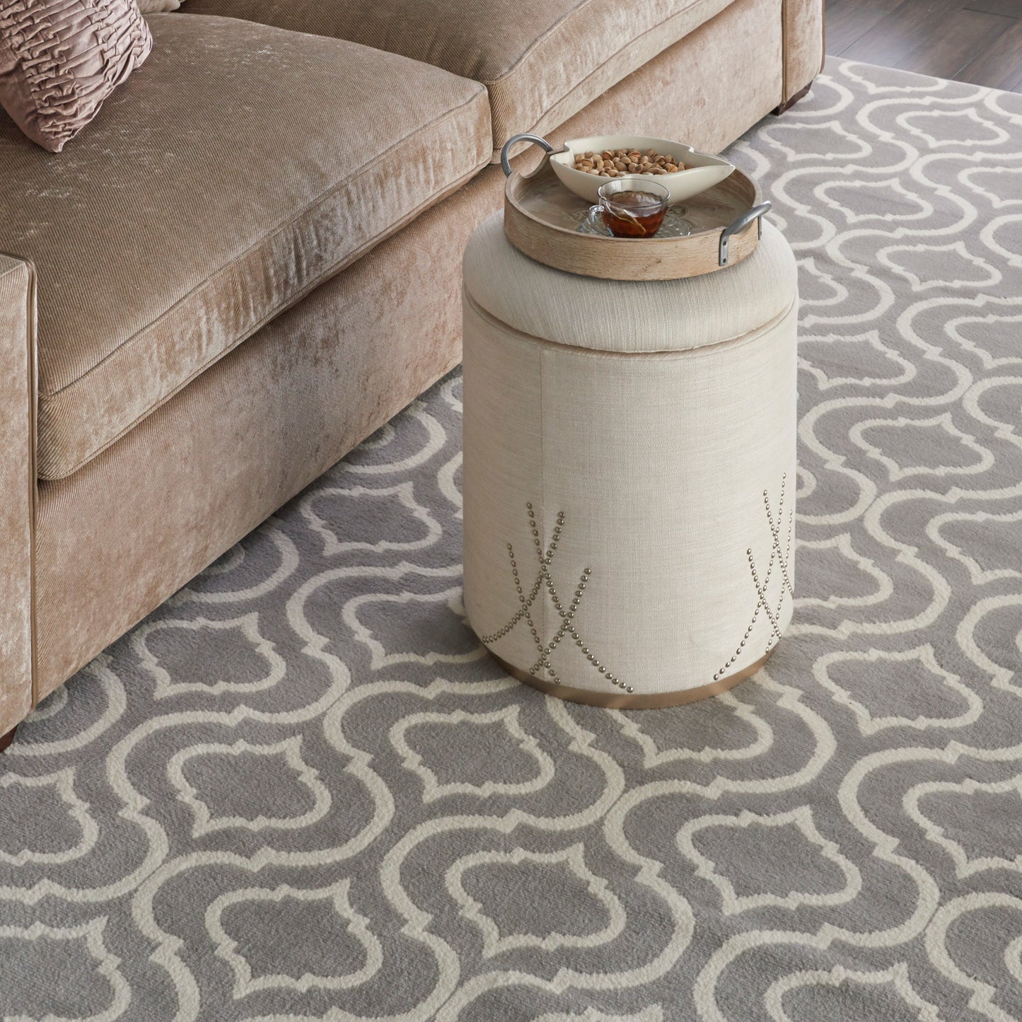 Nourison Home Jubilant  Grey  Transitional