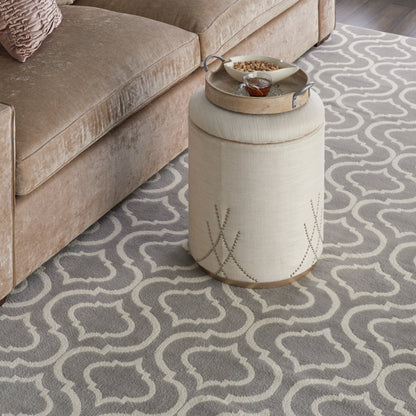 Nourison Home Jubilant  Grey  Transitional