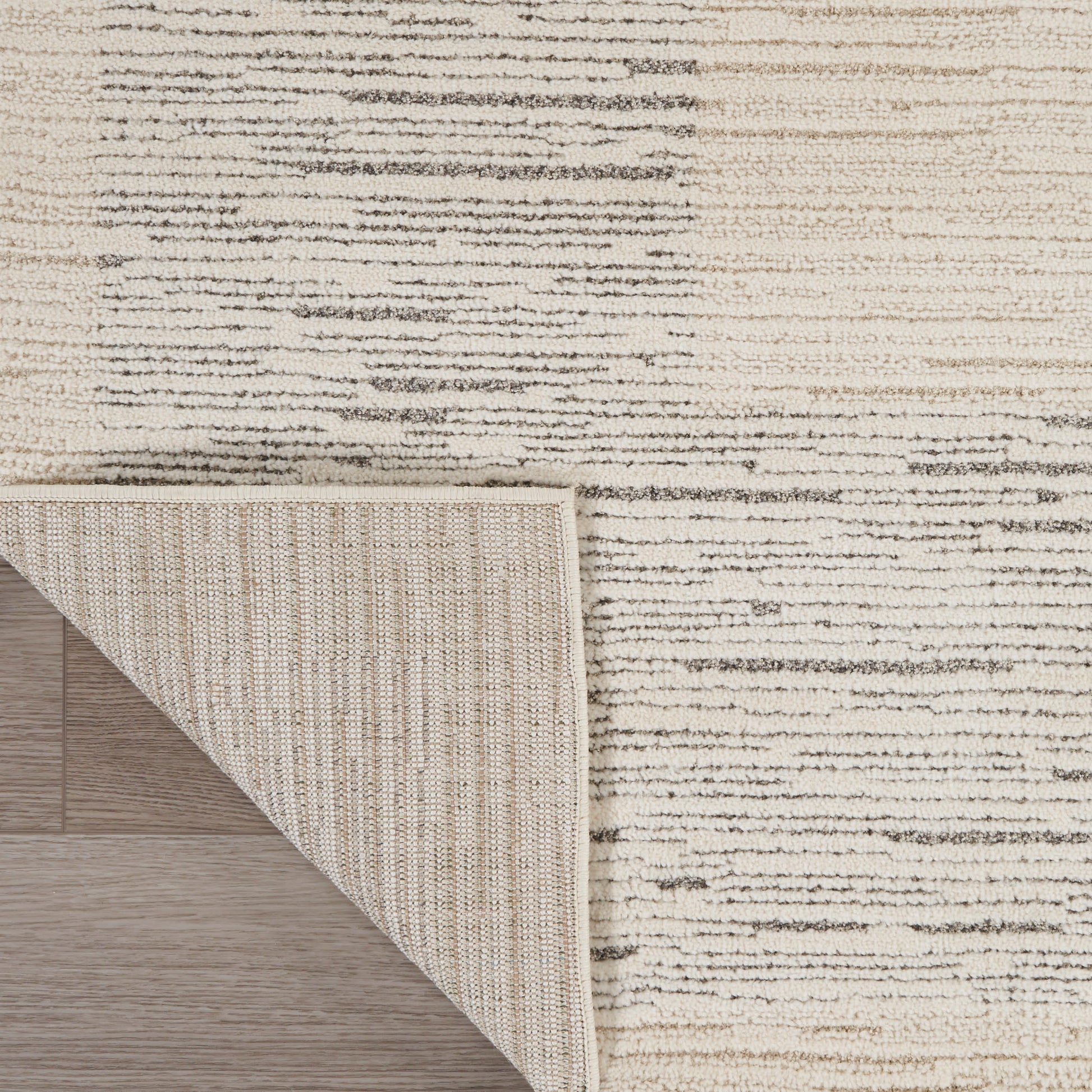 Nourison Home Andes  Ivory Grey  Contemporary