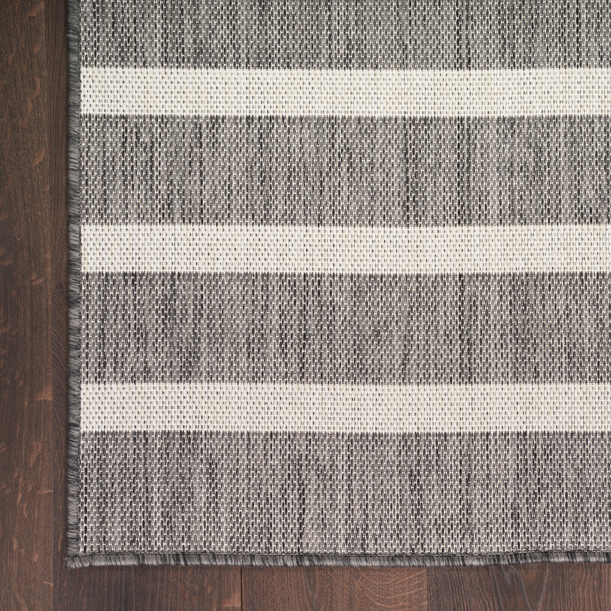 Nourison Home Positano  Charcoal Ivory  Contemporary