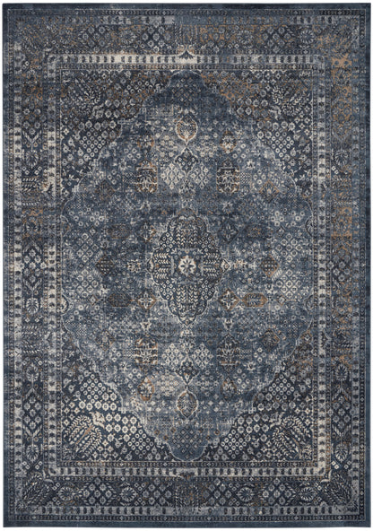 Nourison Home Malta  Navy  Traditional