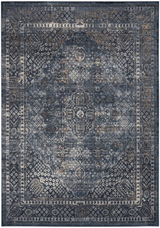 Nourison Home Malta  Navy  Traditional