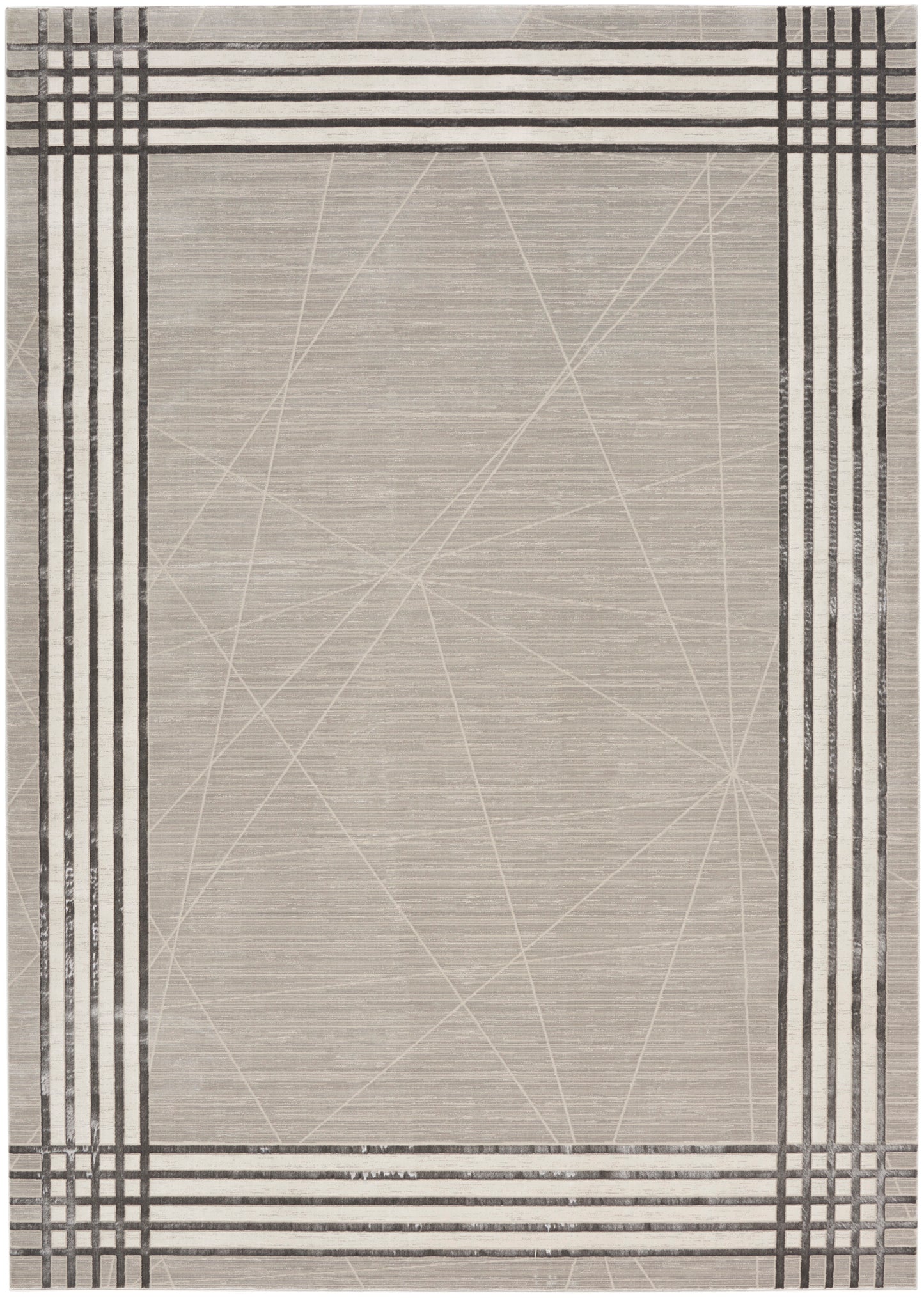 Nourison Home Desire DSR01 Grey Silver Contemporary Power-loomed Rug