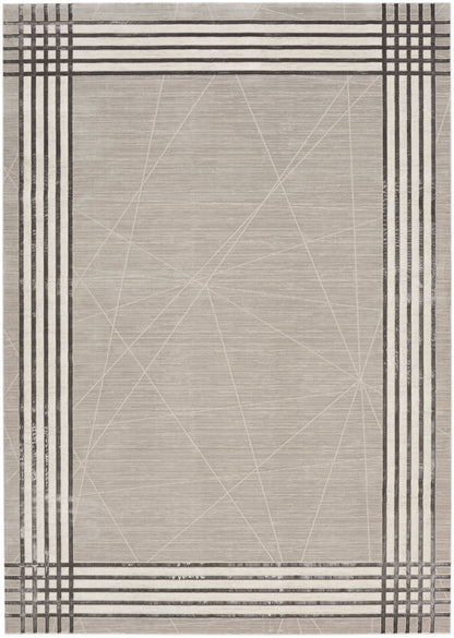 Nourison Home Desire DSR01 Grey Silver Contemporary Power-loomed Rug