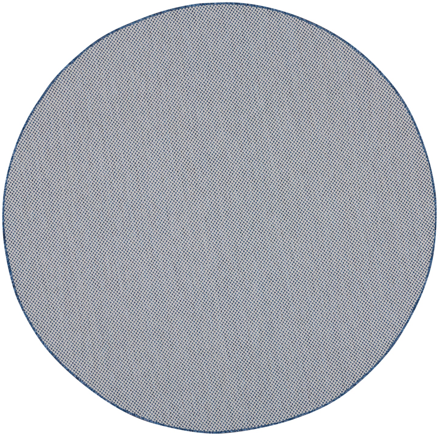 Nourison Home Courtyard COU01 Ivory Blue Contemporary Power-loomed Rug