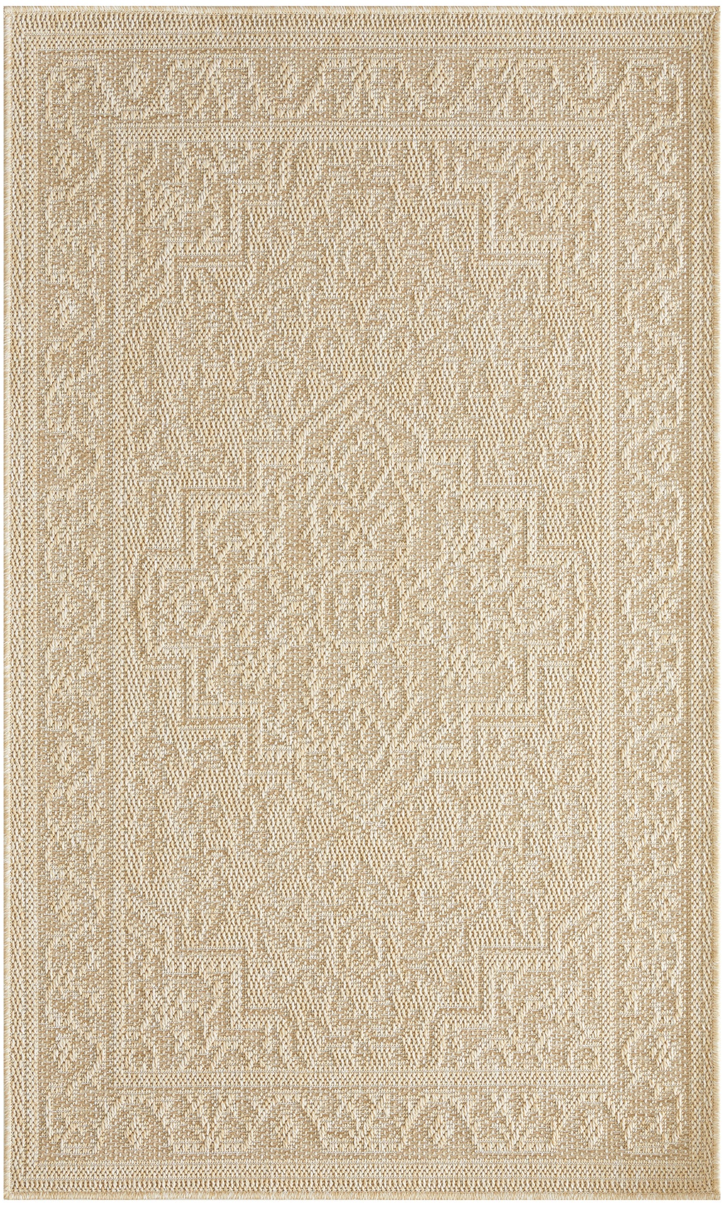 Nourison Home Tulum TLM05 Cream Contemporary Loom-woven Rug