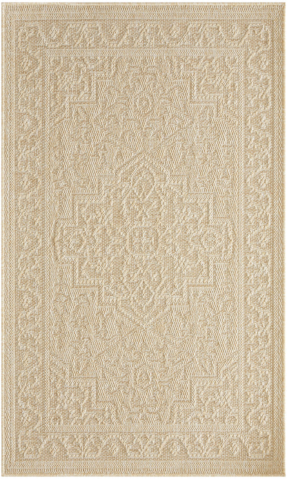 Nourison Home Tulum TLM05 Cream Contemporary Loom-woven Rug