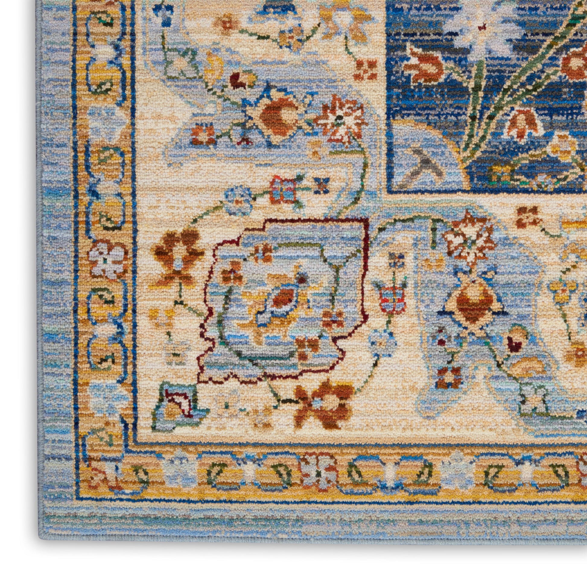 Nourison Home Majestic  Light Blue  Traditional