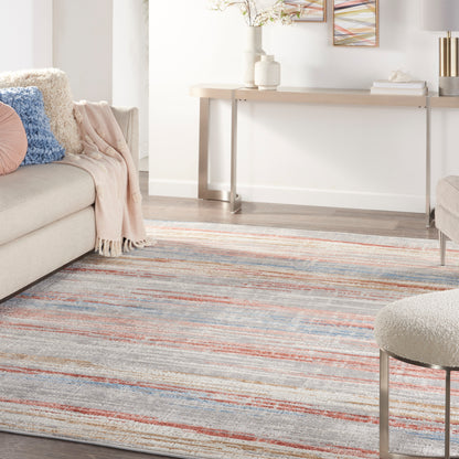 Nourison Home Elation  Ivory Multicolor  Contemporary