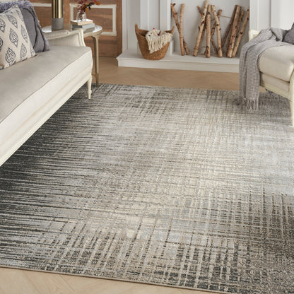 Nourison Home Marmara  Grey Ivory  Contemporary