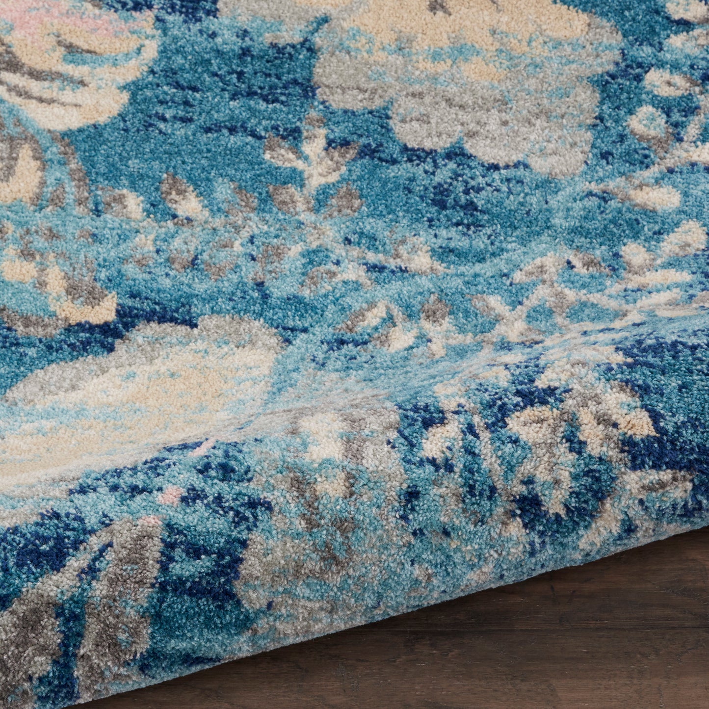 Nourison Home Tranquil  Turquoise  Contemporary