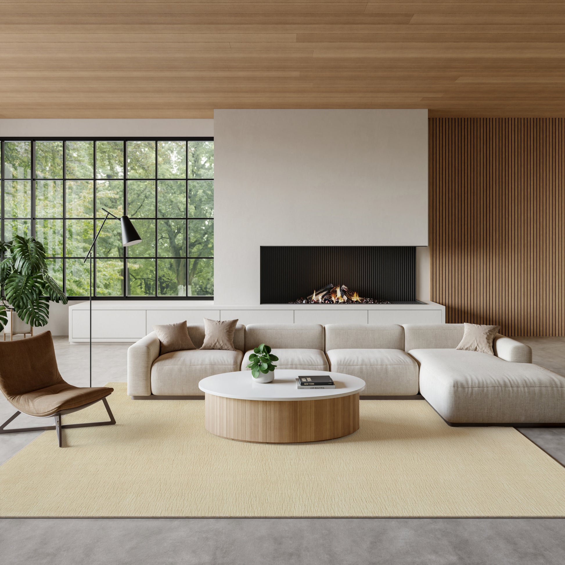 Nourison Home Strata  Beige  Contemporary