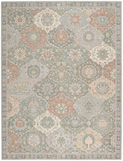 Nourison Home Parisa PSA05 Grey Multicolor Transitional Loom-woven Rug