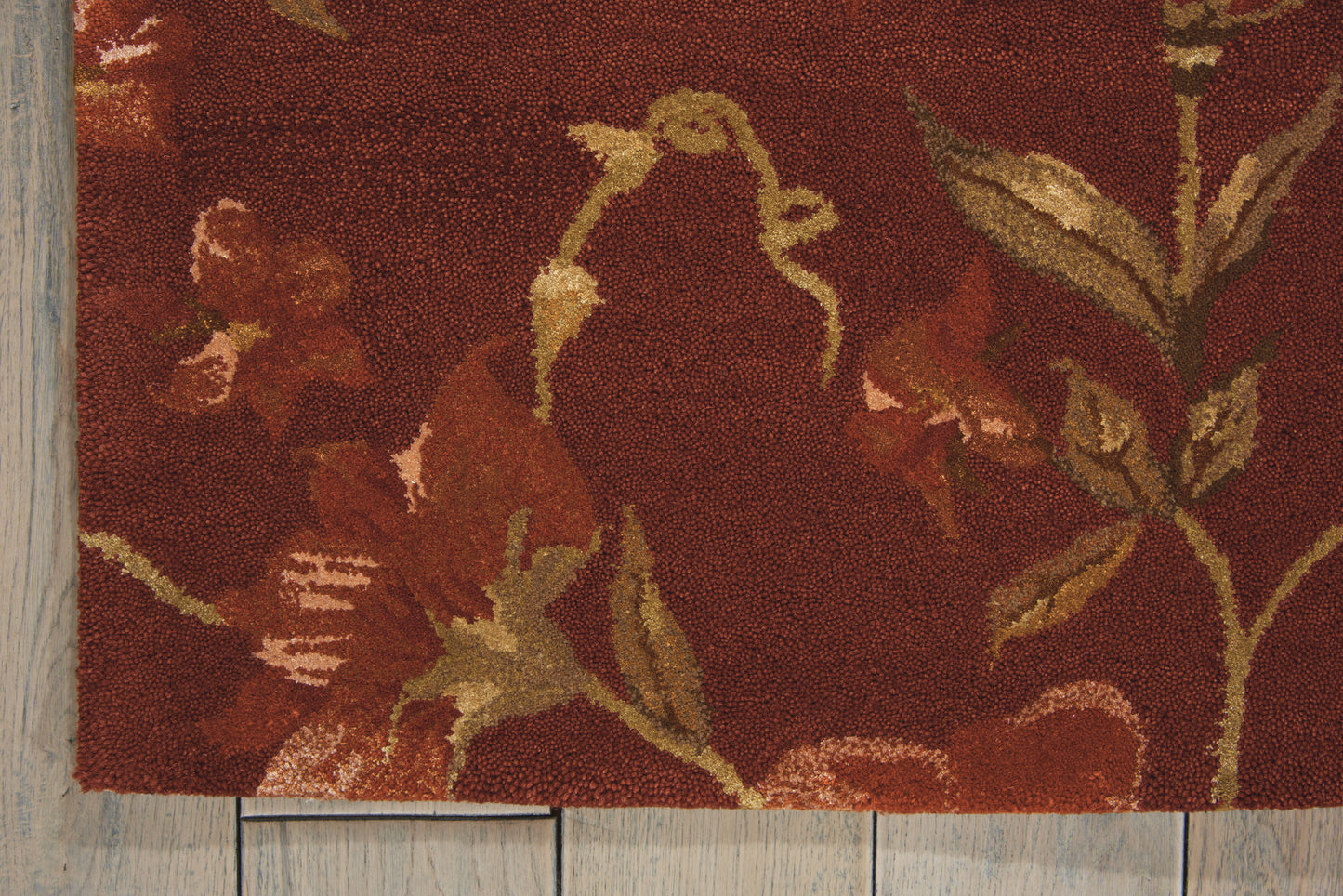 Nourison Home Modern Elegance  Brick  Transitional