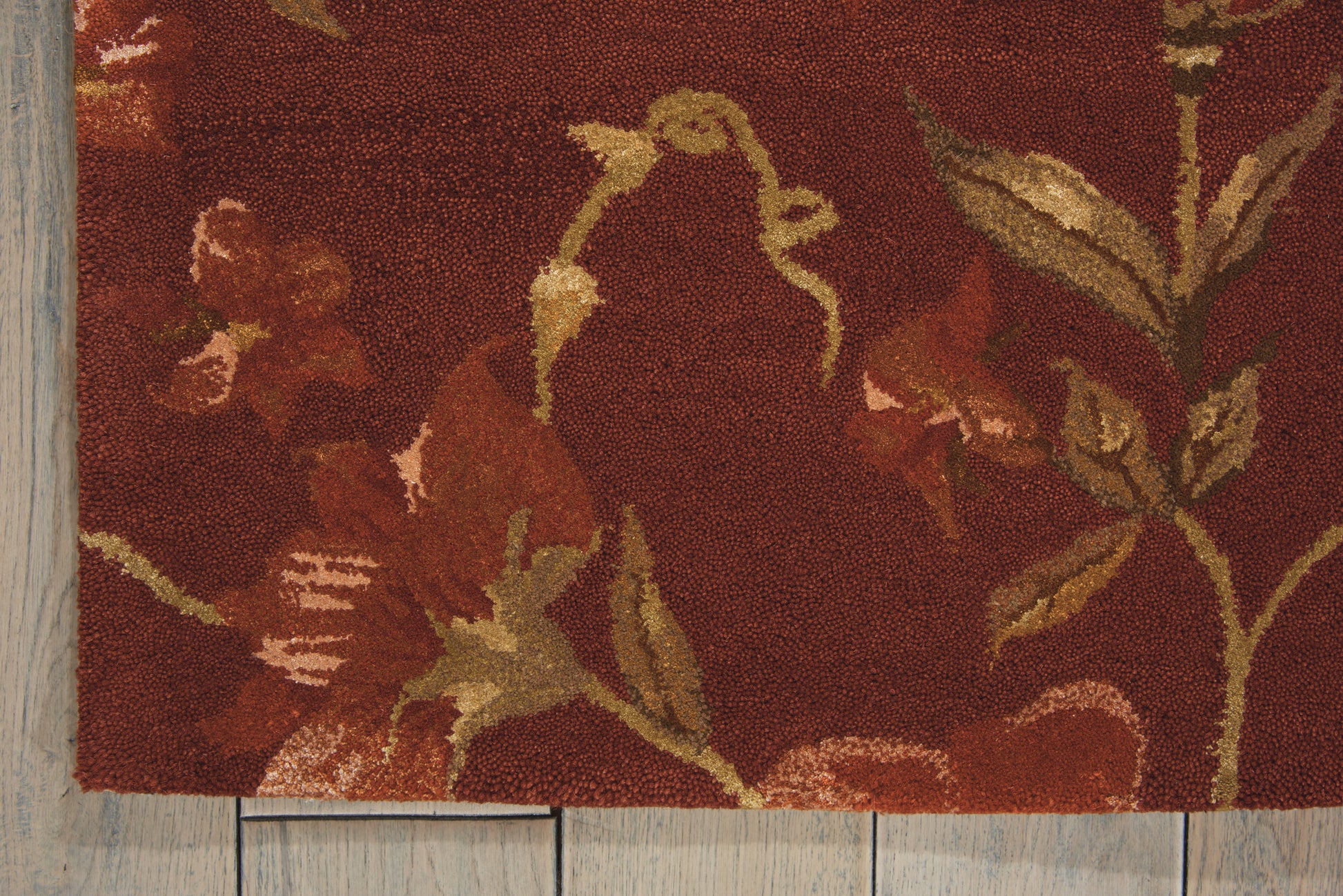 Nourison Home Modern Elegance  Brick  Transitional