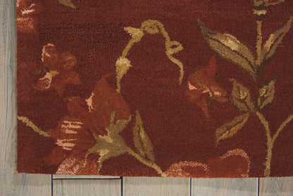 Nourison Home Modern Elegance  Brick  Transitional