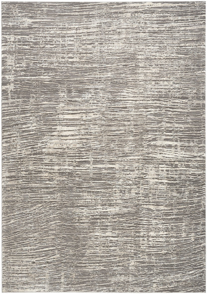 Nourison Home Sustainable Trends SUT01 Ivory Grey Contemporary Power-loomed Rug