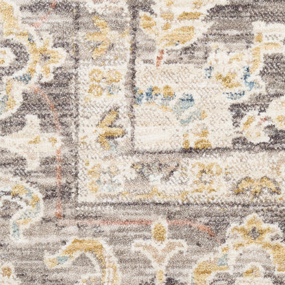 Nourison Home Antique Fusion  Ivory Charcoal  Traditional