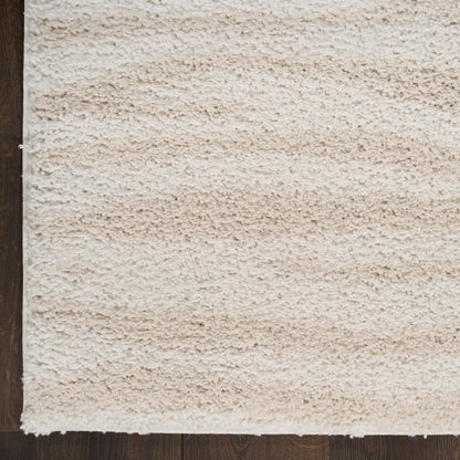 Nourison Home Modern Shag  Ivory Beige  Contemporary