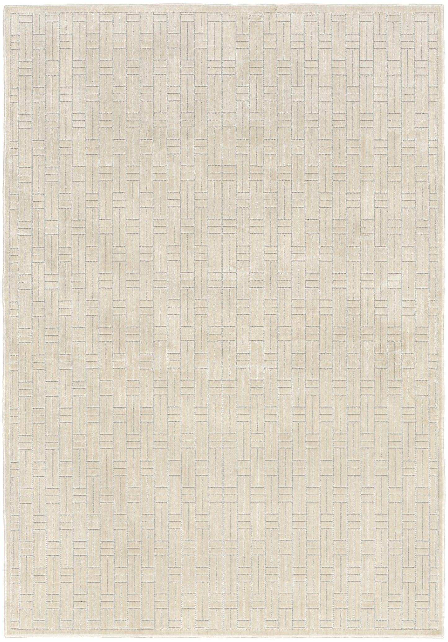 Nourison Home Washable Charm WCH02 Ivory Contemporary Machine Woven Rug