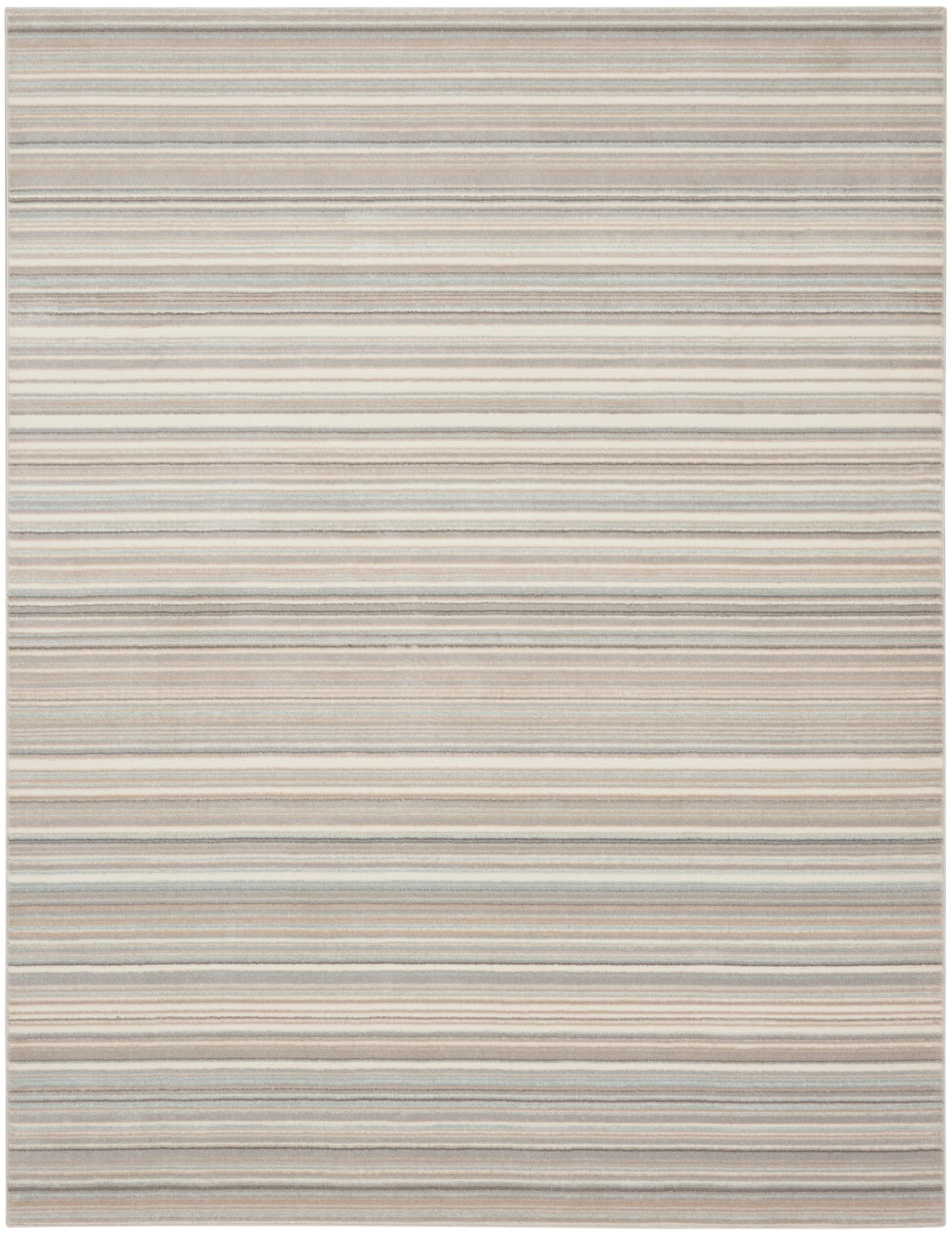 Nourison Home Marmara  Grey Ivory Teal  Contemporary