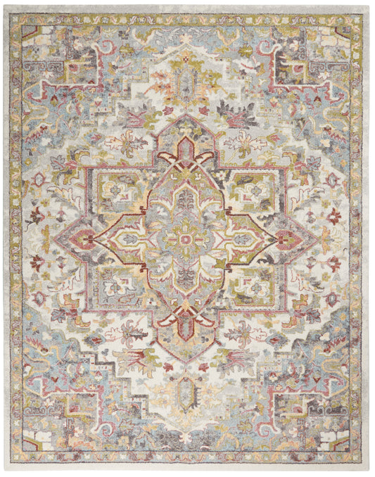 Nourison Home Soraya  Ivory Multicolor  Traditional