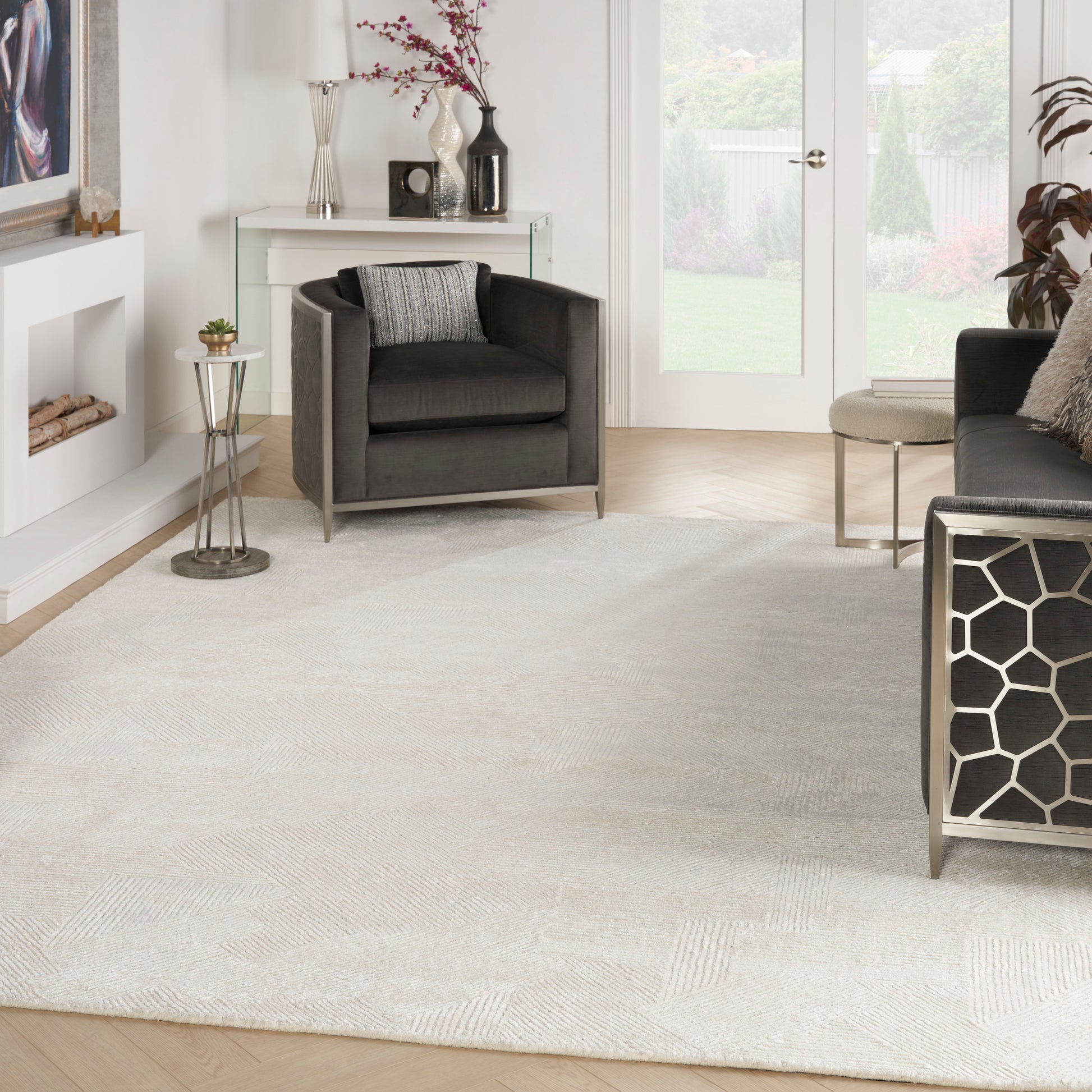 Michael Amini Ma30 Star  Ivory  Contemporary