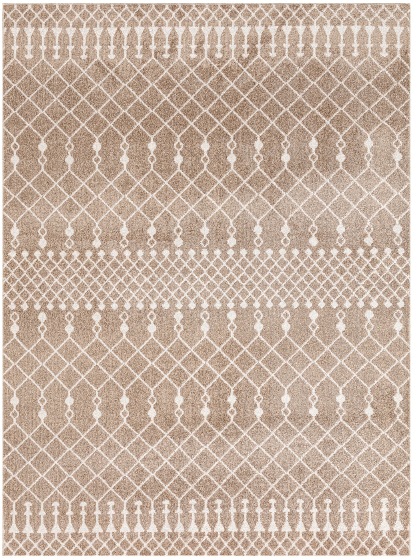 Nourison Home Astra Machine Washable ASW10 Taupe Transitional Power-loomed Rug