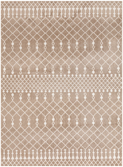 Nourison Home Astra Machine Washable ASW10 Taupe Transitional Power-loomed Rug