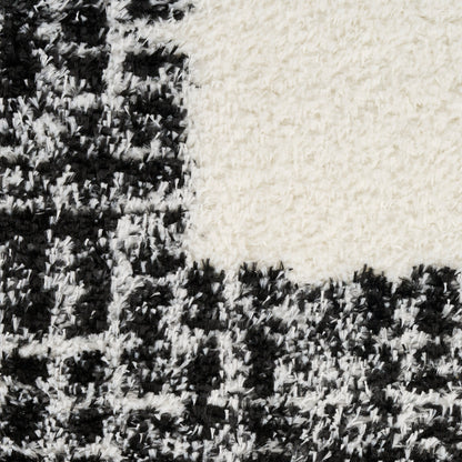 Nourison Home Pacific Shag  Ivory Black  Contemporary