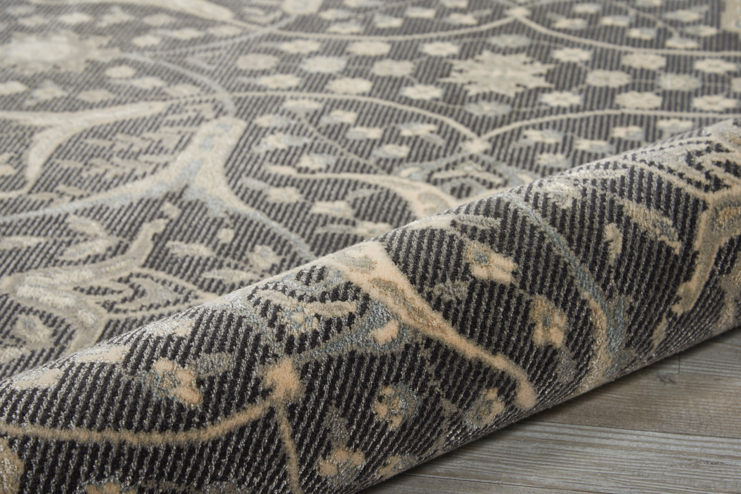 Nourison Home Luminance  Graphite  Transitional