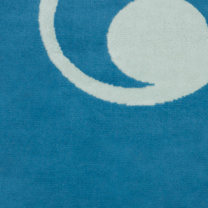 Nourison Home Grafix  Blue Multicolor  Contemporary