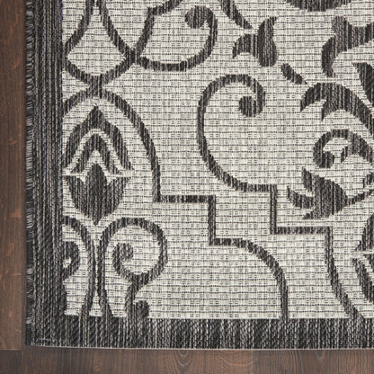 Nourison Home Country Side  Ivory Charcoal  Transitional