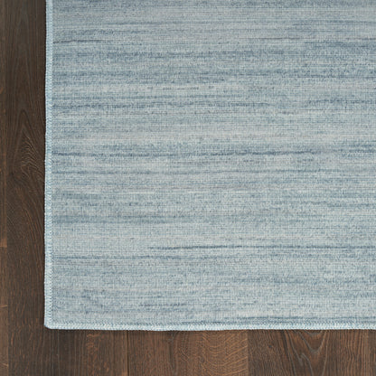 Nourison Home Washable Essentials  Aqua  Contemporary