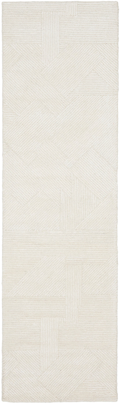 Michael Amini Ma30 Star SMR01 Ivory Contemporary Hand Tufted Rug