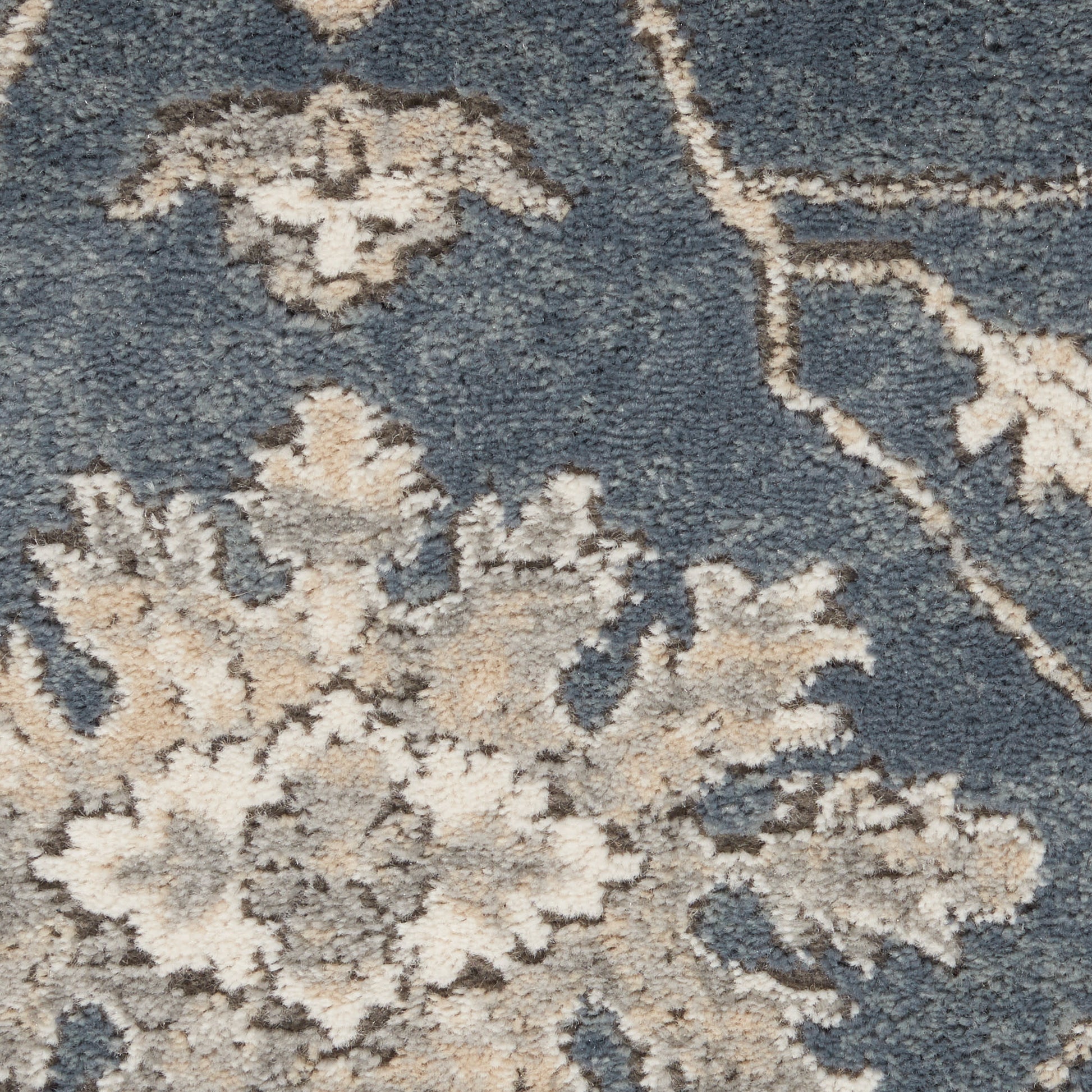 Nourison Home Quarry  Blue Beige  Traditional