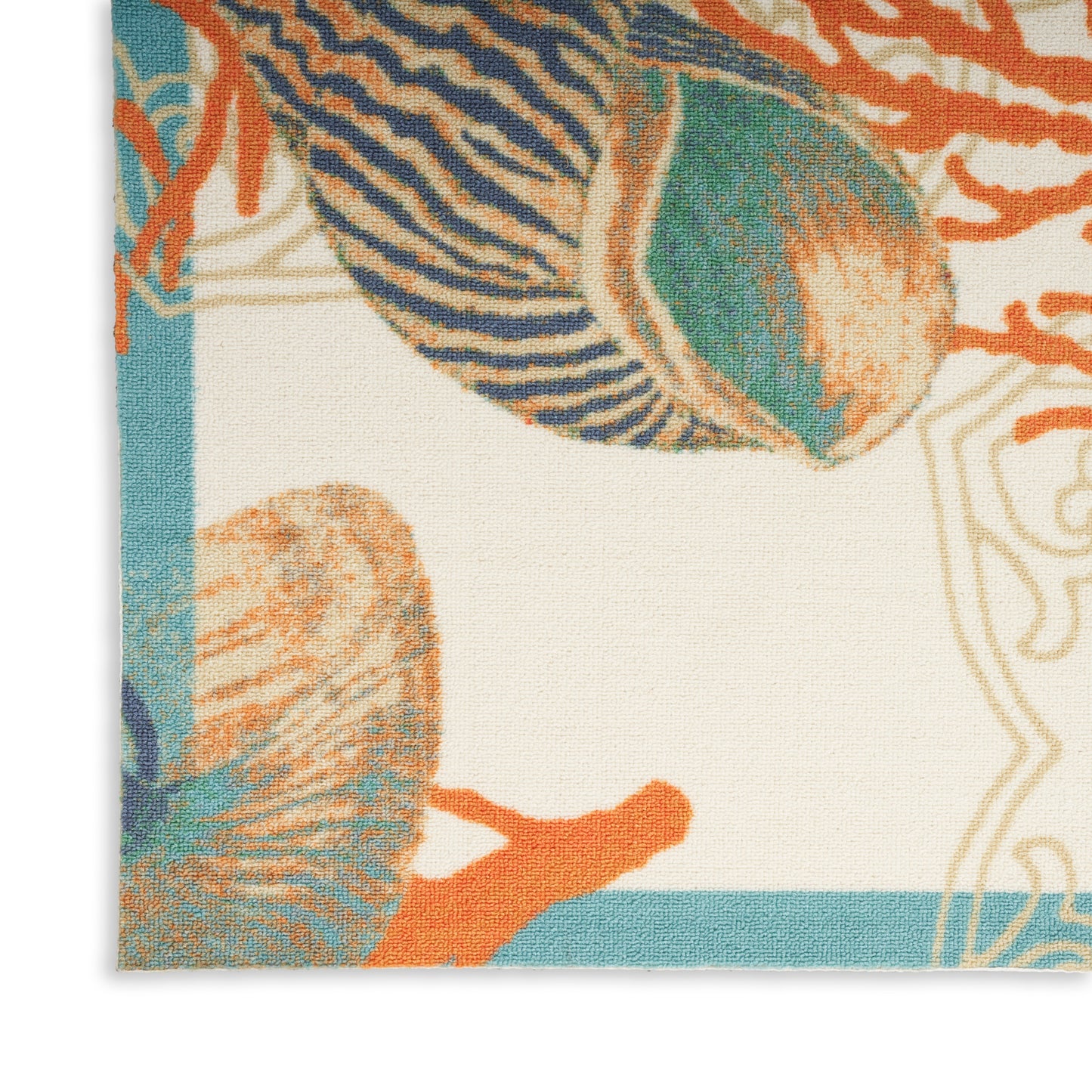 Waverly Sun N Shade  Ivory Multi  Contemporary