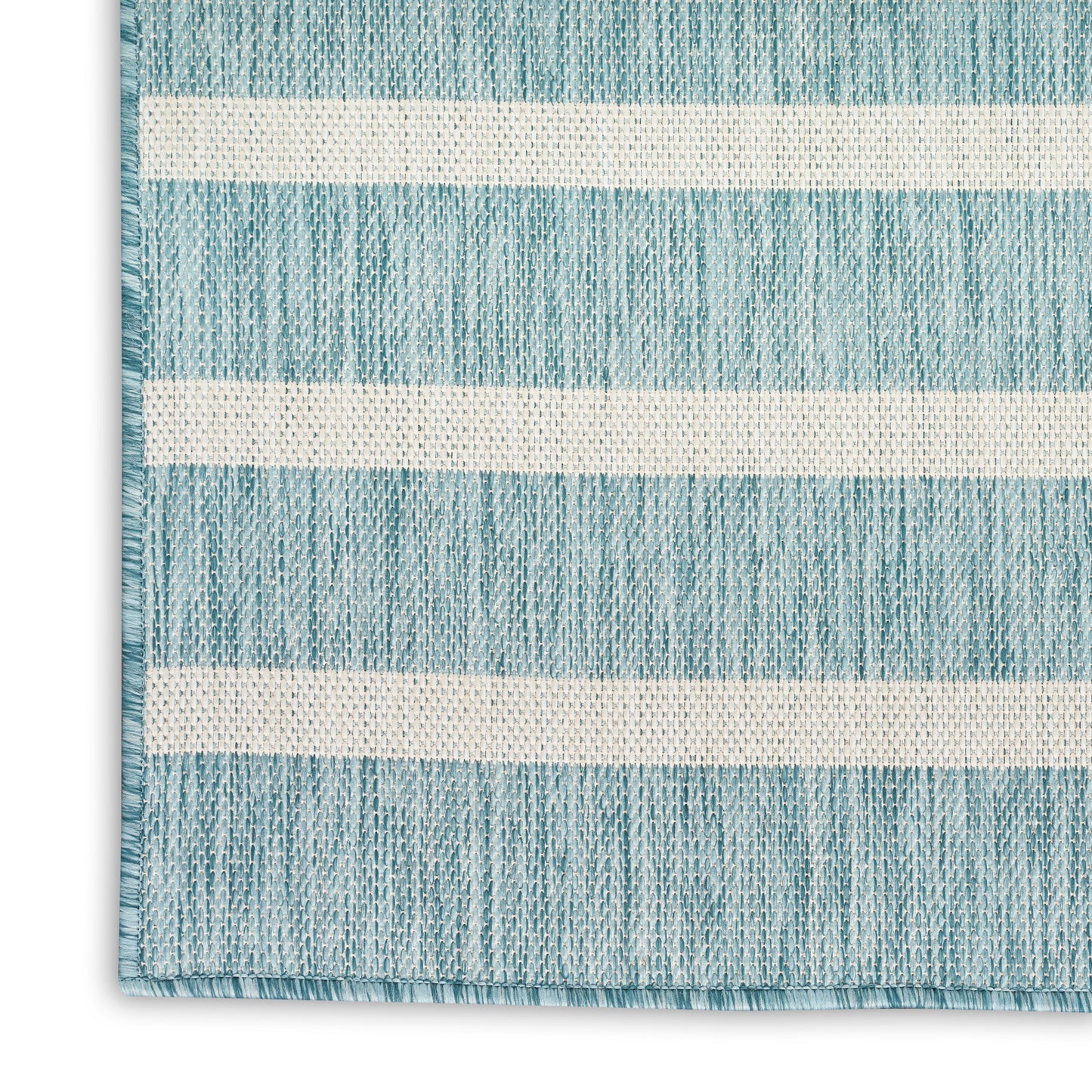 Nourison Home Positano  Aqua Ivory  Contemporary