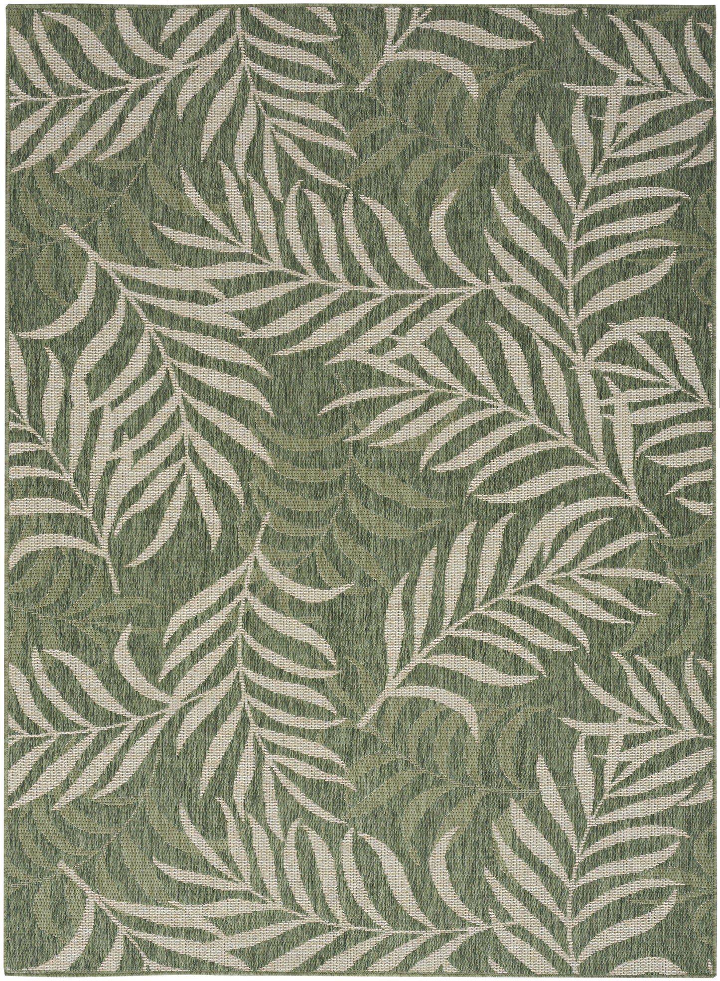 Nourison Home Garden Oasis GOA01 Green Ivory Contemporary Power-loomed Rug