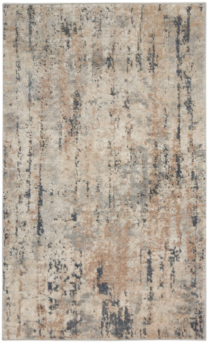 Nourison Home Quarry QUA01 Beige Grey Contemporary Power-loomed Rugs