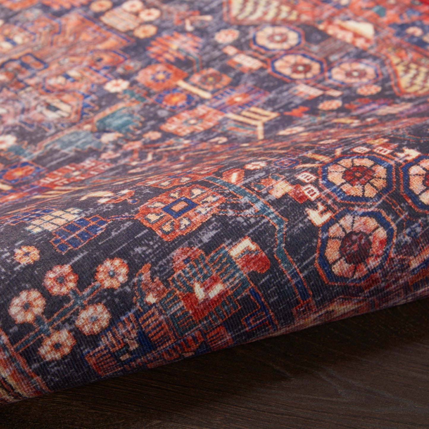 Nourison Home Fulton  Red  Traditional