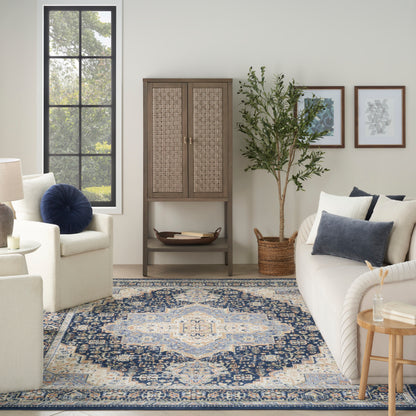 Nourison Home Nourison Essentials Persian  Navy  Traditional